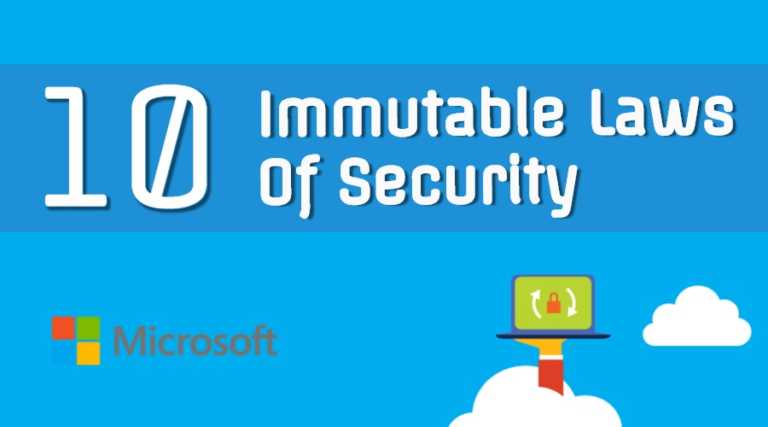 10-immutable-laws-of-seurity-microsoft