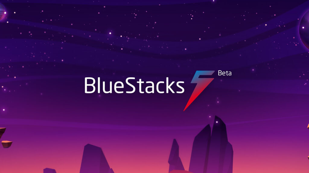 Image of the Bluestacks Android emulator to play BGMI