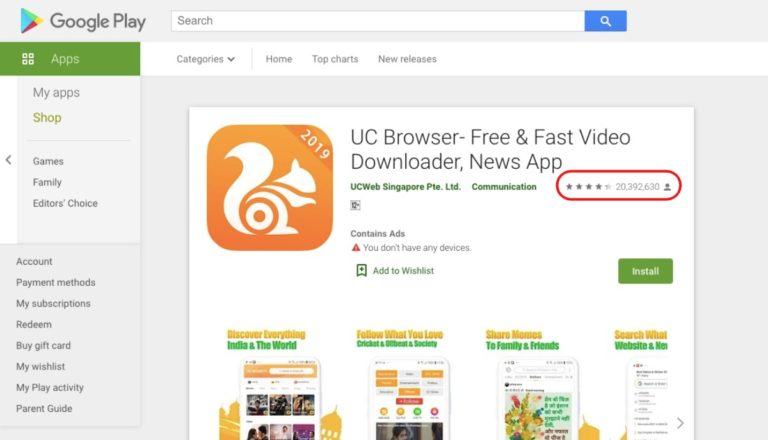 UC browser million user MiTm attack