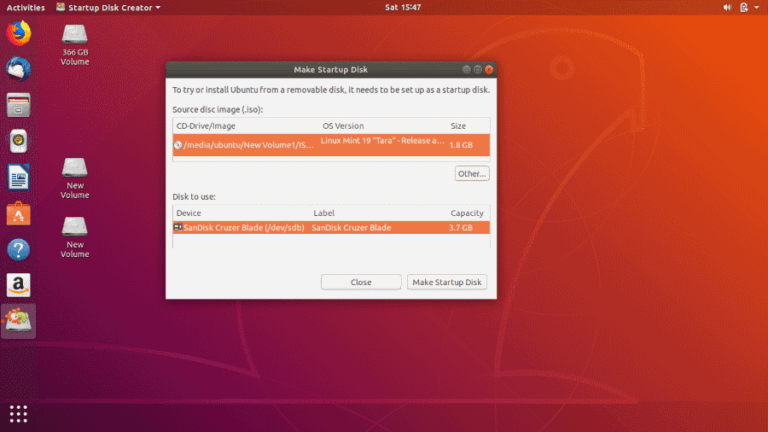 How to Create USB Media from ISO in Ubuntu