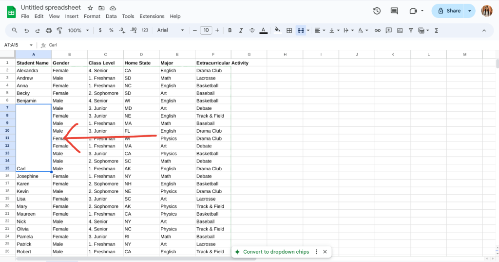 image for Merge All to combine all selected cells