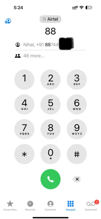 t9 calling in ios 18